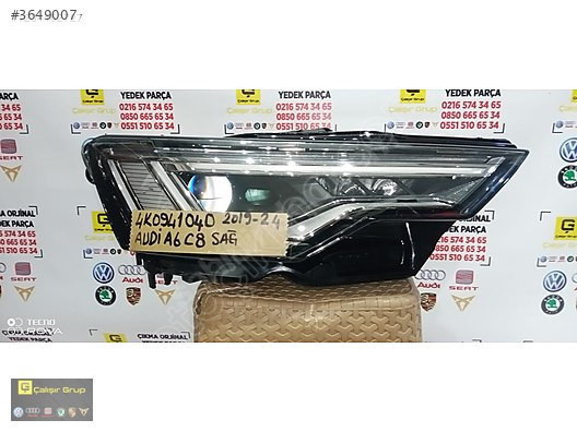 AUDİ A6 2021-2024 MATRİX SAĞ FAR OEM 4K0941040 ÇIKMA SÖKME YEDEK