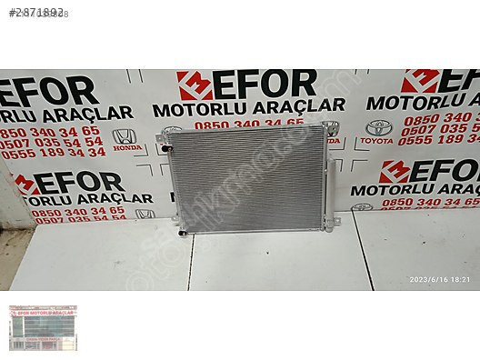 HONDA CIVIC 1.5 DİZEL MT SIFIR KLİMA RADYATÖRÜ 14+OEM19010-59NG0