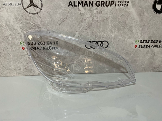 MERCEDES C SERİSİ W204 SAĞ FAR CAMI SIFIR 07-11