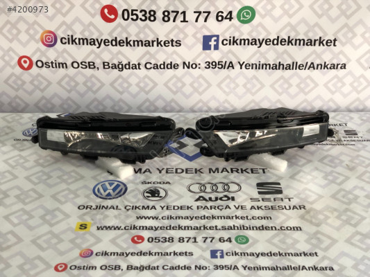 SKODA OCTAVİA SİS FARI 2017 2019 5E0941699F 5E0941700F