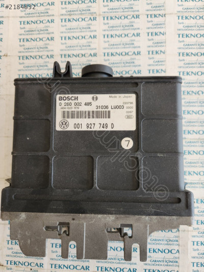001927749D 0260002485 VW POLO ŞANZIMAN BEYNİ