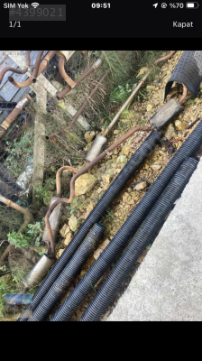 Ford tanus komple egzoz