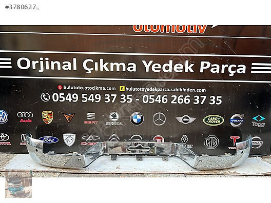 Vw amarok arka tampon nikelajı çıkma