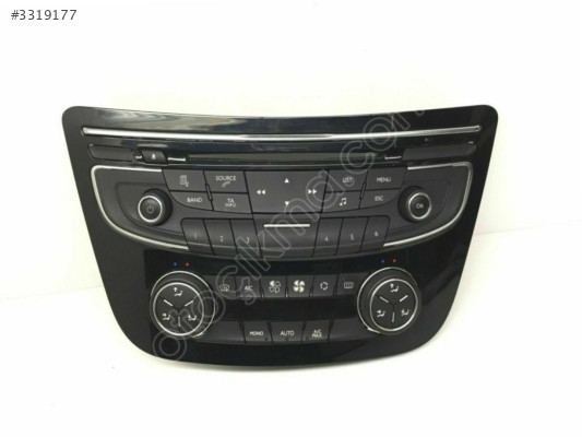 Peugeot 508 Radyo CD Klima Kalorifer Kontrol Paneli 96656641XZ