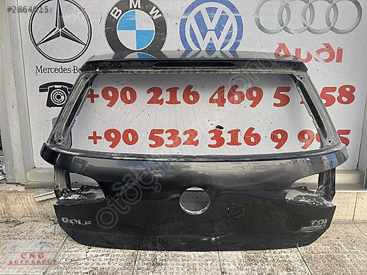 Volkswagen golf7 bagaj kapağı