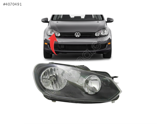 5K1941006L VW GOLF6 2009-2012 SAĞ HALOJEN FAR