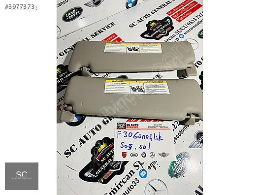 BMW F30 BEJ SAĞ SOL GÜNEŞLİK