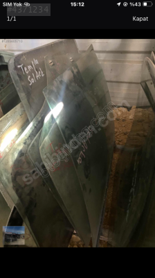 Renault 19 sol arka cam