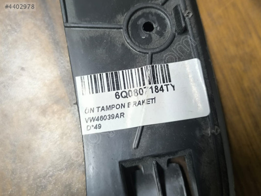 VOLKSWAGEN POLO 2002-2005 ÖN TAMPON BRAKETİ  SAĞ- SOL