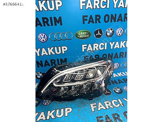 MERCEDES W205 SOL ÖN FAR TÜM ORİJİNAL TEMİZ FULL LED 7 PİN