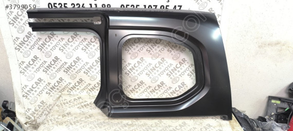 PROACE CİTY BERLİNGO DOBLO RİFTER COMBO SOL ARKA ÜST ÇAMURLUK