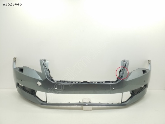 3V0807218B Skoda Super B 15-19 Ön Tampon Far Yıkamalı Braketli