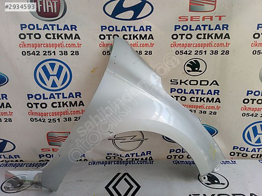 Hyundai i20 sağ ön çamurluk 2008 2012 gri