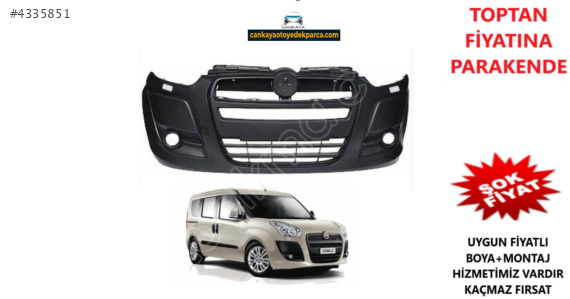 FİAT DOBLO ÖN TAMPON FAR YIKAMALI SİSLİ SIFIR 2009 735512759
