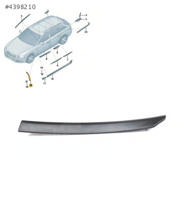 8K0853823C AUDİ A4 09-18 ÇAMURLUK UC CITASI SOL