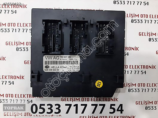 1K0937086 5DK009653-00 VW GOLF BCM KONTROL ÜNİTESİ 1