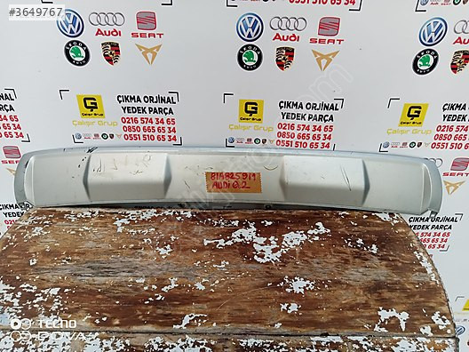 AUDİ Q2 2017-2022 ÖN ÖN TAMPON ALT SPOİLER OEM 81a825911 ÇIKMA