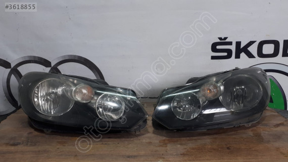 GOLF 6 2009-2012 ORJİNAL ÇIKMA SAĞ SOL FAR 5k1941006p 5k1941005p