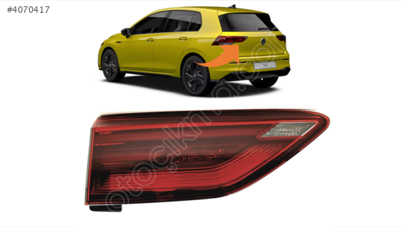5H0945093C VW GOLF8 2020 SOL STOP LAMBASI İÇ (BAGAJ)