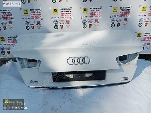 AUDİ A6 2015-2018 BAGAJ KAPAĞI ÇIKMA SÖKME YEDEK PARÇA