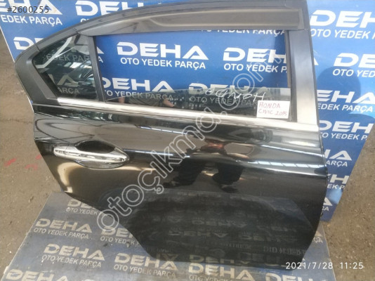 Honda Civic 2012-16 çıkma orjinal sağ arka kapı