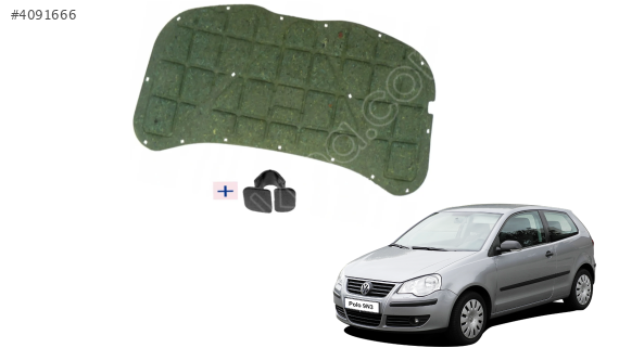 6Q0863835C MOTOR KAPUT KEÇESİ KLİPSLİ POLO 06-10