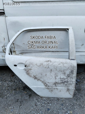 SKODA FABİA ÇIKMA ORJİNAL SAĞ ARKA KAPI 2000-2008