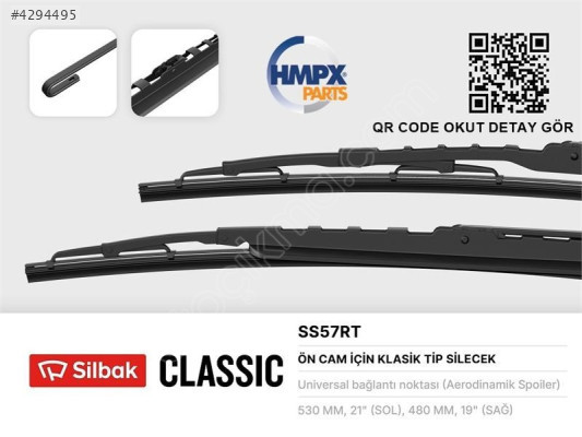 ÖN SİLECEK SÜPÜRGE TESK TİP SPOYLERİ 530 GOLF3/4-POLO-BORA 91-03