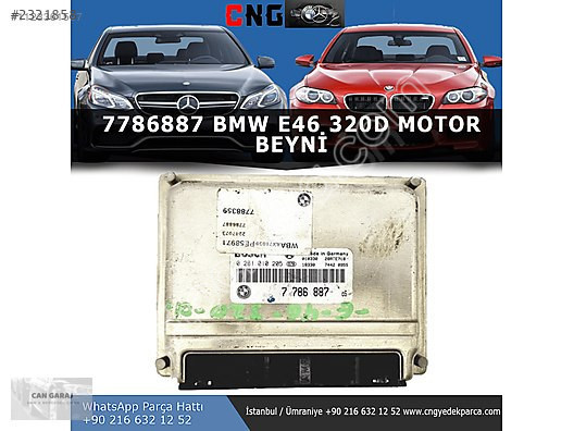 7786887 BMW E46 320D MOTOR BEYNİ