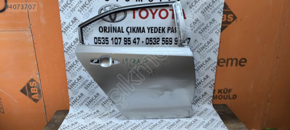 TOYOTA COROLLA 2019 2025 SAĞ ARKA KAPI ÇIKMA ORJİNAL