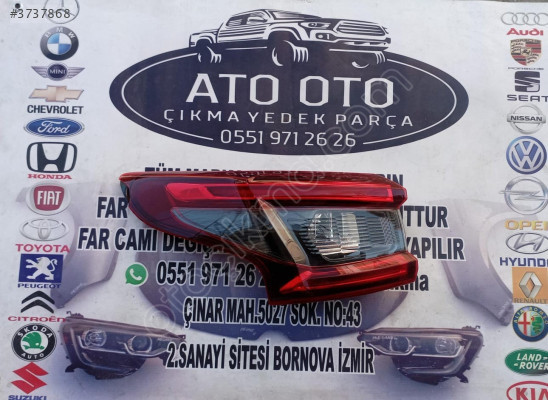 NİSSAN QASHQAI ORJINAL ÇIKMA SOL STOP LEDLİ