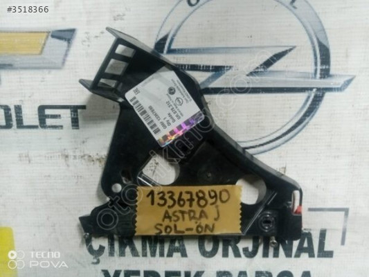 OPEL ASTRA J SOL ÖN TAMPON BRAKETİ  ÇIKMA SÖKME YEDEK PARÇA