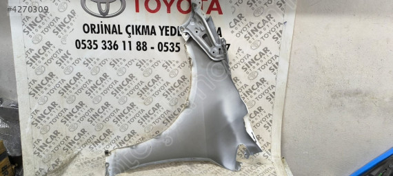 TOYOTA COROLLA 2019 2025 SAĞ ÖN ÇAMURLUK ÇIKMA LOKALLİK DBEYAZ