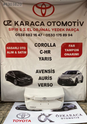 2019-2025 TOYOTA COROLLA ÇIKMA ORİJİNAL BAGAJ KAPAĞI