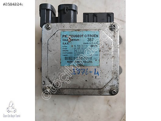 Citroen C2 C3 ESP Direksiyon Kontrol Beyni 9650836780