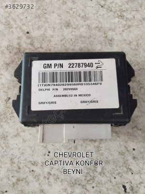 CHEVROLET CAPTİVA KONFOR BEYNİ 22787940