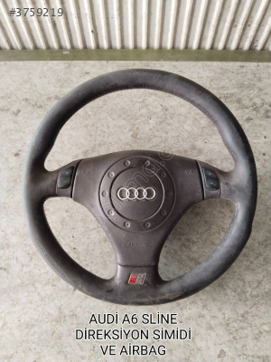 AUDİ A6 SLİNE ÇIKMA ORJİNAL DİREKSİYON SİMİDİ VE AIRBAG