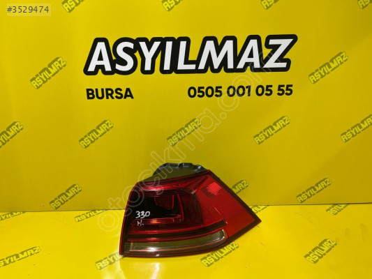 VOLKSWAGEN GOLF 7 SAĞ STOP (ORJİNAL HATASIZ)  -BURSA FAR
