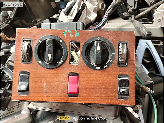 126 KASA MERCEDES KALORİFER KONTROL PANEL