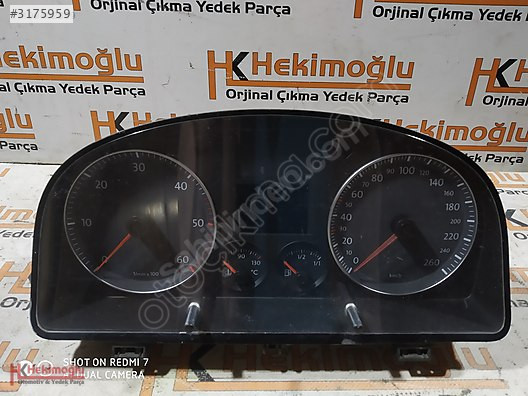 VW CADDY 1.9 KİLOMETRE SAATİ KADRAN 1T0 920 864 A, 2007 YILI SON