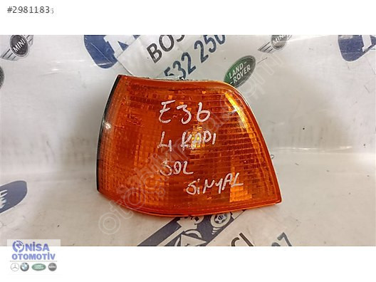 BMW 3 SERİSİ E36 KASA SOL SİNYAL FARI SEDAN ORJ 63138353277