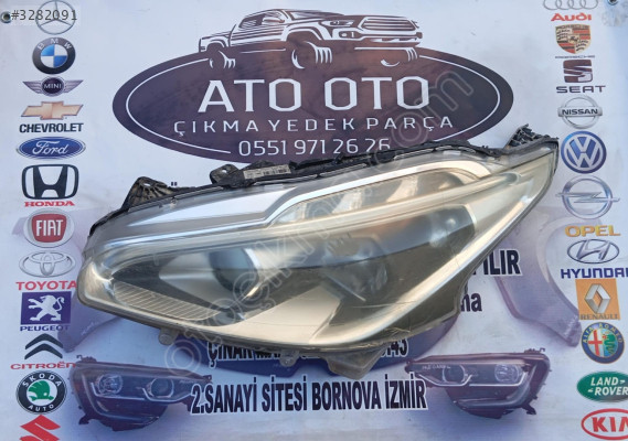 PEUGEOT 208 ORJİNAL ÇIKMA SOL FAR