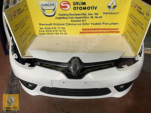 Renault Fluence Orjinal Çıkma Ön Tampon ve Diğer Parçalar