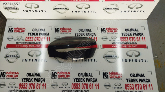 NİSSAN QASHQAİ SOL DİKİZ AYNA KAPAĞI SIFIR J11 2014-2020