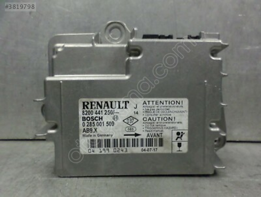 RENAULT MODUS AİRBAG BEYNİ