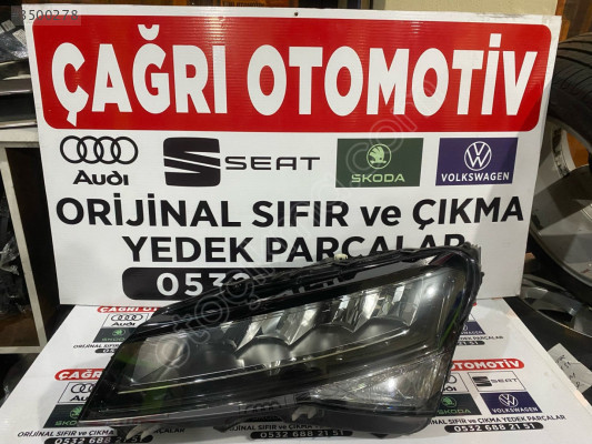 SKODA SUPER B ORJ SOL FAR LEDLİ 3V1941015C 19-24
