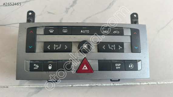 2004-2010MODEL PEUGEOT 407 ÇIKMA  KLİMA KONTROL PANELİ 96470290XT