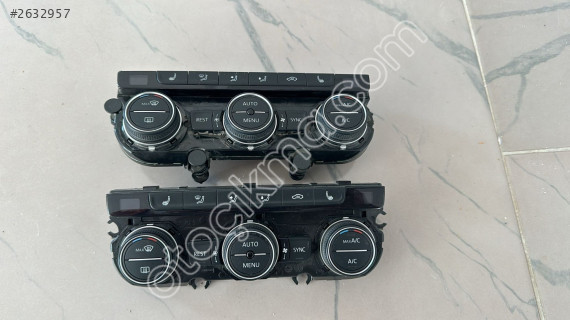2014-18MODEL VW PASSAT B8 ÇIKMA KLİMA KONTROL PANELİ 5G0907044CJ