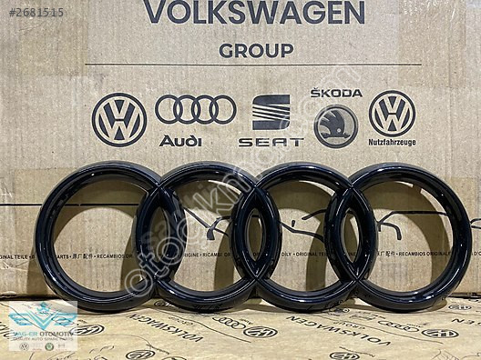 2008 Audi A3 Ön Panjur Arma Logosu - Piyano Black