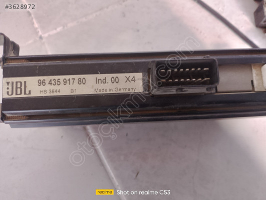 CİTROEN AMPLIFIER SOUND AUDİO SYSTEM JBL